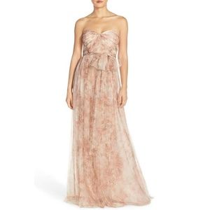 Beautiful Convertible Floral Print Gown